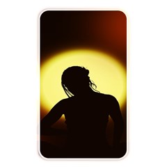 Silhouette Woman Meditation Memory Card Reader by Nexatart