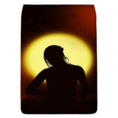 Silhouette Woman Meditation Flap Covers (L) 