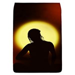 Silhouette Woman Meditation Flap Covers (L)  Front