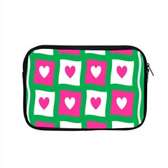 Pink Hearts Valentine Love Checks Apple Macbook Pro 15  Zipper Case