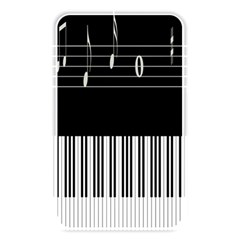 Piano Keyboard With Notes Vector Memory Card Reader by Nexatart