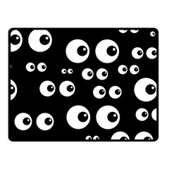 Seamless Eyes Tile Pattern Fleece Blanket (small)