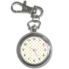 Polka Dots Retro Key Chain Watches by Nexatart