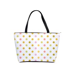 Polka Dots Retro Shoulder Handbags by Nexatart