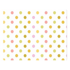 Polka Dots Retro Double Sided Flano Blanket (large)  by Nexatart