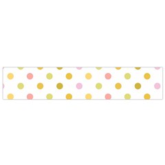 Polka Dots Retro Flano Scarf (small) by Nexatart