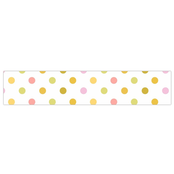 Polka Dots Retro Flano Scarf (Small)