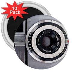 Vintage Camera 3  Magnets (10 Pack)  by Nexatart