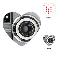 Vintage Camera Playing Cards (heart)  by Nexatart