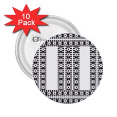 Pattern Background Texture Black 2 25  Buttons (10 Pack)  by Nexatart