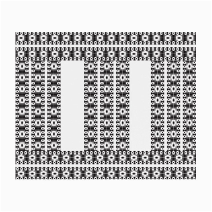 Pattern Background Texture Black Small Glasses Cloth (2-Side)