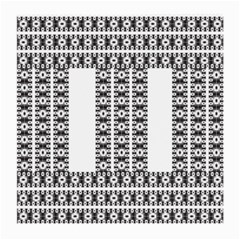 Pattern Background Texture Black Medium Glasses Cloth (2-Side)