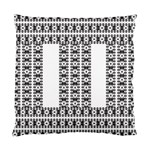 Pattern Background Texture Black Standard Cushion Case (One Side) Front