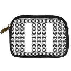 Pattern Background Texture Black Digital Camera Cases