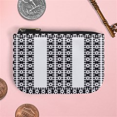 Pattern Background Texture Black Mini Coin Purses