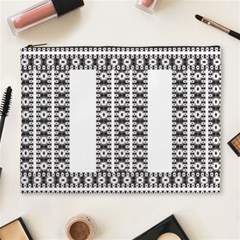 Pattern Background Texture Black Cosmetic Bag (XL)