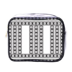 Pattern Background Texture Black Mini Toiletries Bags