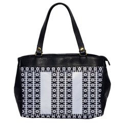 Pattern Background Texture Black Office Handbags by Nexatart