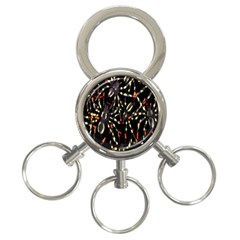 Spiders Background 3-ring Key Chains by Nexatart