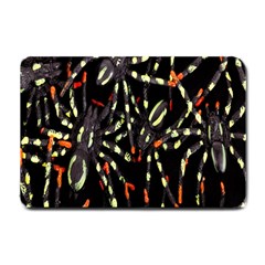 Spiders Background Small Doormat  by Nexatart