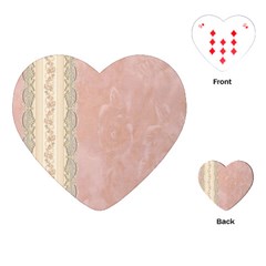 Guestbook Background Victorian Playing Cards (Heart) 