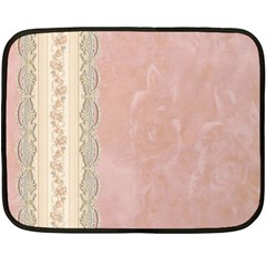 Guestbook Background Victorian Double Sided Fleece Blanket (Mini) 