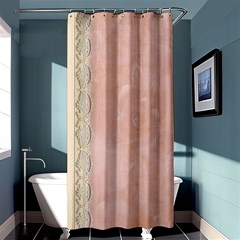 Guestbook Background Victorian Shower Curtain 36  x 72  (Stall) 