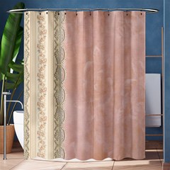 Guestbook Background Victorian Shower Curtain 60  x 72  (Medium) 