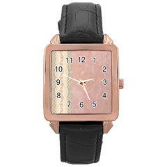 Guestbook Background Victorian Rose Gold Leather Watch  by Nexatart