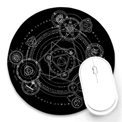 Formal Magic Circle Round Mousepads by Nexatart