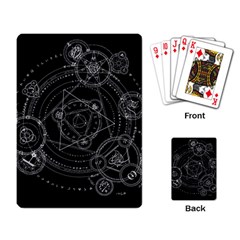 Formal Magic Circle Playing Card by Nexatart