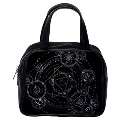 Formal Magic Circle Classic Handbags (one Side) by Nexatart