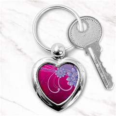 Love Flowers Key Chains (heart)  by Nexatart