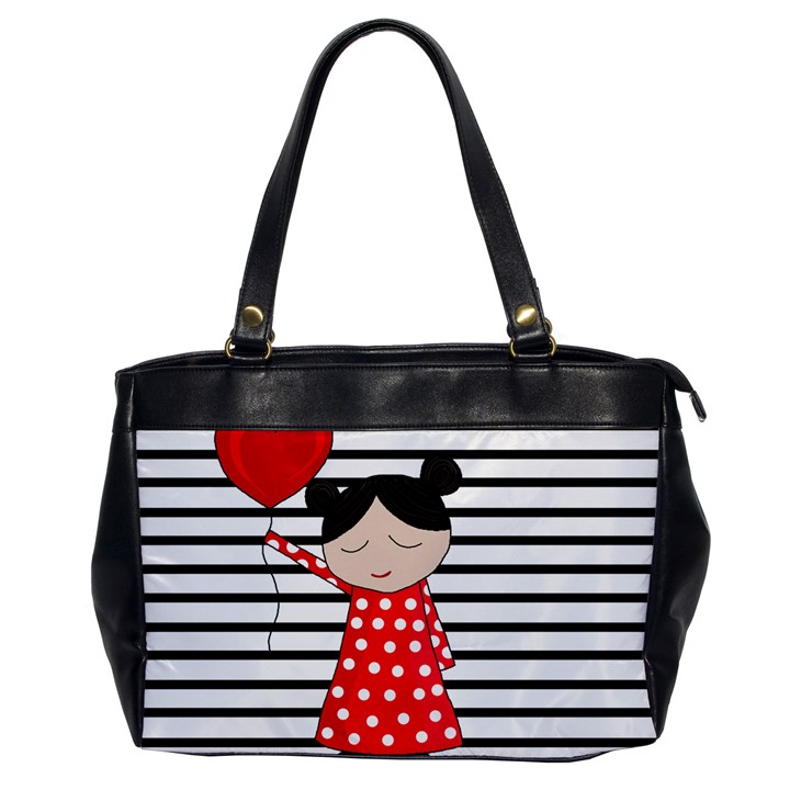 Valentines day girl 2 Office Handbags