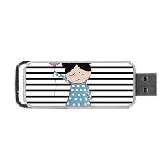 Valentines Day Design Portable Usb Flash (one Side) by Valentinaart