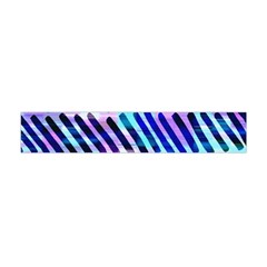 Blue Tribal Chevrons  Flano Scarf (mini) by KirstenStar