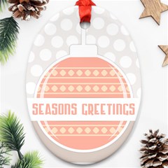 Merry Christmas Ornament (oval)