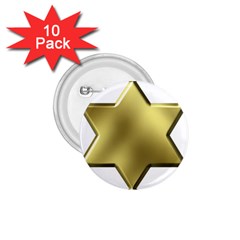 Sheriff Badge Clip Art 1 75  Buttons (10 Pack) by Nexatart