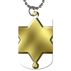 Sheriff Badge Clip Art Dog Tag (one Side) by Nexatart