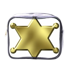 Sheriff Badge Clip Art Mini Toiletries Bags by Nexatart