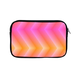 Pattern Background Pink Orange Apple Macbook Pro 13  Zipper Case