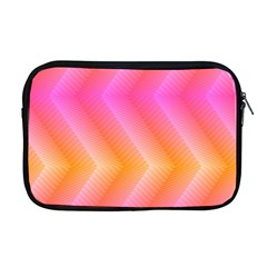 Pattern Background Pink Orange Apple Macbook Pro 17  Zipper Case