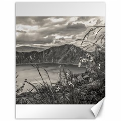 Quilotoa Lake Latacunga Ecuador Canvas 12  X 16   by dflcprints