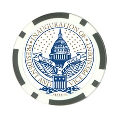 Presidential Inauguration Usa Republican President Trump Pence 2017 Logo Poker Chip Card Guard