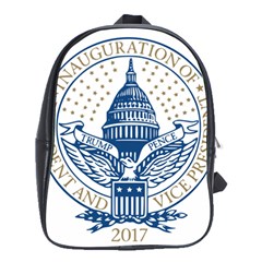 Presidential Inauguration Usa Republican President Trump Pence 2017 Logo School Bags(large) 