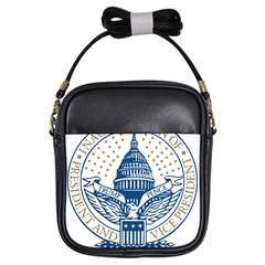 Presidential Inauguration Usa Republican President Trump Pence 2017 Logo Girls Sling Bags