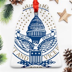 Presidential Inauguration Usa Republican President Trump Pence 2017 Logo Ornament (bell)