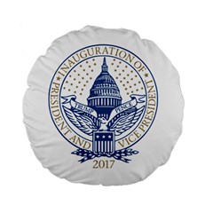 Presidential Inauguration Republican President Trump Pence 2017 Logo Standard 15  Premium Flano Round Cushion 