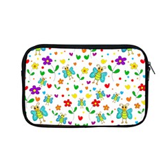 Cute Butterflies And Flowers Pattern Apple Macbook Pro 13  Zipper Case