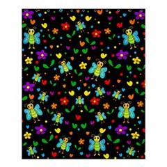 Butterflies And Flowers Pattern Shower Curtain 60  X 72  (medium)  by Valentinaart